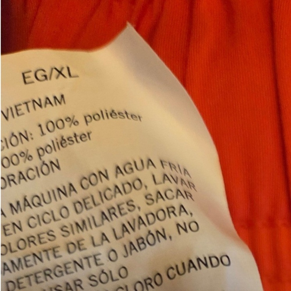 Nautica Mens Orange Anchor Print Swim Trunks Mesh Lined Board Shorts XL - Picture 5 of 5